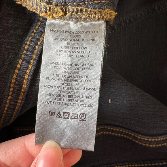 Pilcro Dark Blue Flare Jeans - Picture 8 of 13